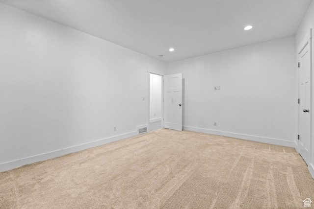 9447 N Arrowhead Dr, Eagle Mountain, UT 84005 - carpeted spare room featuring recessed lighting and baseboards