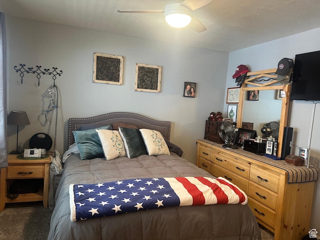 3863 W Augusta Dr S, Syracuse, UT 84075 - carpeted bedroom featuring ceiling fan