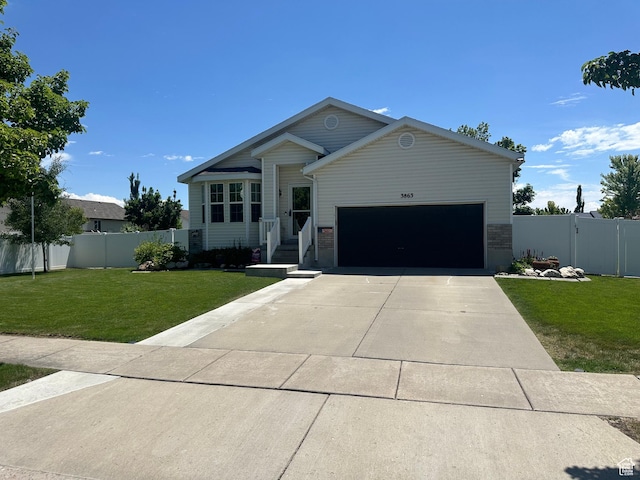3863 W Augusta Dr S, Syracuse, UT 84075 - ranch-style home with a garage and driveway