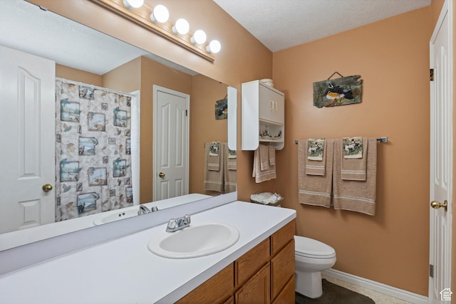 1767 E 2825 N, Layton, UT 84040 - full bathroom with toilet, vanity, baseboards, tile patterned floors, and curtained shower
