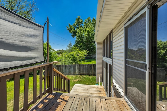 1063 Oxford Dr, Ogden, UT 84403 - view of wooden deck