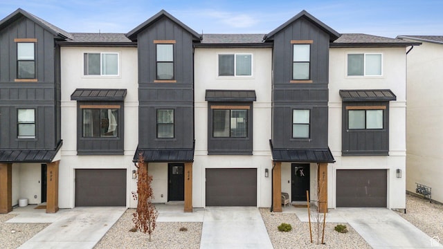 622 E 340 S, American Fork, UT 84003 - townhome / multi-family property featuring a standing seam roof, an attached garage, and stucco siding