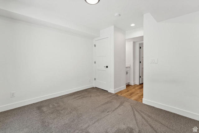 622 E 340 S, American Fork, UT 84003 - spare room with carpet floors, baseboards, recessed lighting, and a smoke detector