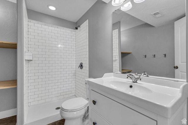 1848 W 645 S, Orem, UT 84059 - full bathroom featuring vanity, a stall shower, and toilet