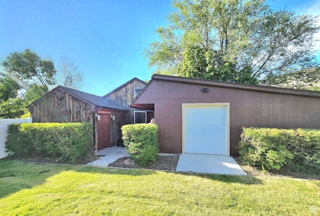 611 E 100 N, Brigham City, UT 84302 - view of front of property featuring an outdoor structure and a front yard