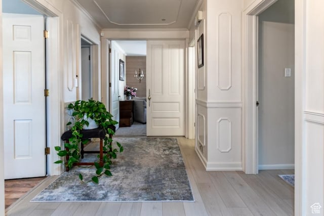 611 E 100 N, Brigham City, UT 84302 - hall with light wood-style floors