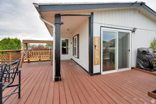1589 E Ridgefield Rd, Spanish Fork, UT 84660 - view of wooden deck