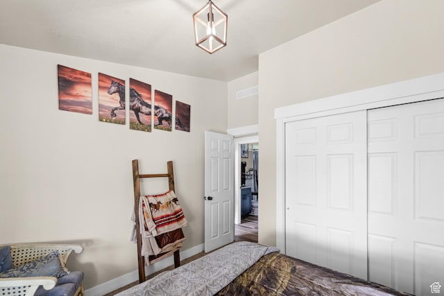 1665 E 1280 N, Mount Pleasant, UT 84647 - bedroom featuring a closet and baseboards