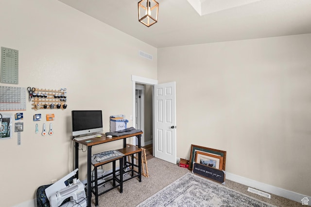 1665 E 1280 N, Mount Pleasant, UT 84647 - carpeted office featuring baseboards