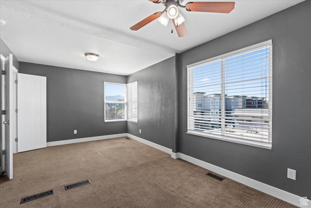 4746 W S Jordan Pkwy, South Jordan, UT 84009 - unfurnished bedroom with carpet floors, baseboards, and a ceiling fan