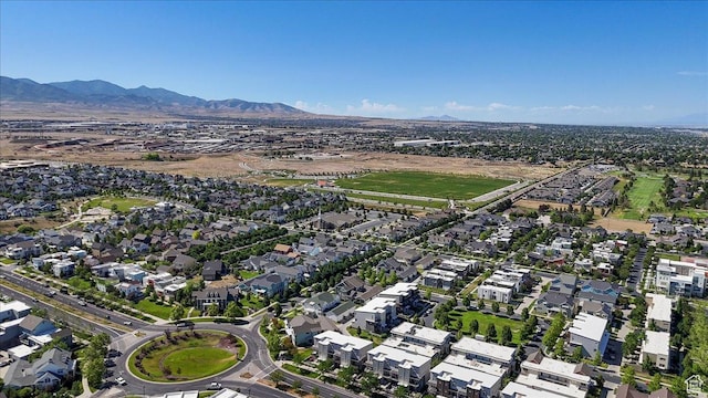 4746 W S Jordan Pkwy, South Jordan, UT 84009 - aerial view of property's location with nearby suburban area and a mountain backdrop