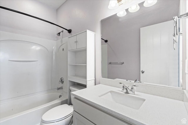 4746 W S Jordan Pkwy, South Jordan, UT 84009 - full bath featuring toilet, bathtub / shower combination, and vanity