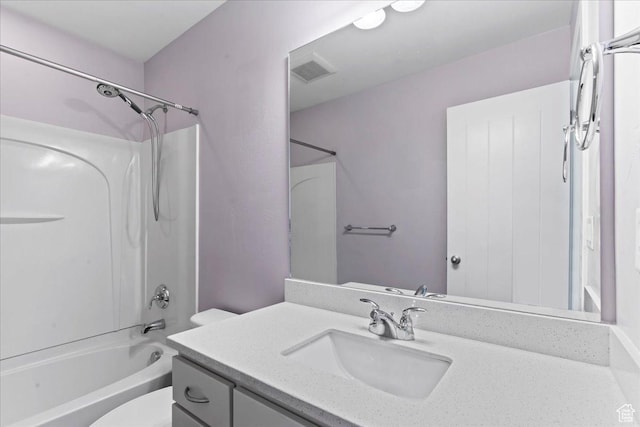 4746 W S Jordan Pkwy, South Jordan, UT 84009 - full bath with toilet, vanity, and shower / washtub combination