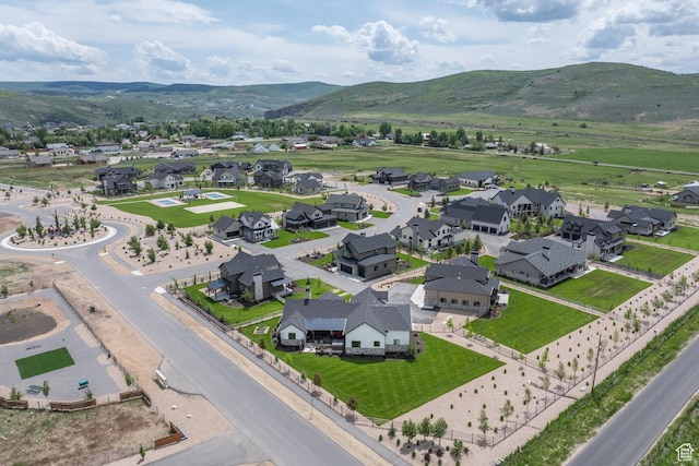 985 Hart Loop, Kamas, UT 84036 - aerial perspective of suburban area with mountains