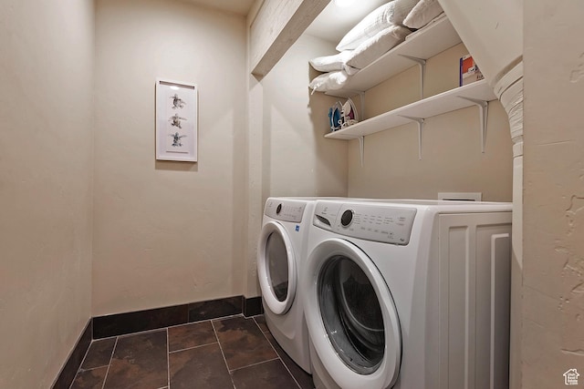 2300 Comstock Dr, Park City, UT 84060 - laundry area with washing machine and clothes dryer and baseboards