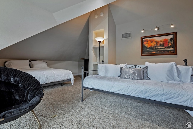 2300 Comstock Dr, Park City, UT 84060 - bedroom featuring vaulted ceiling and carpet flooring