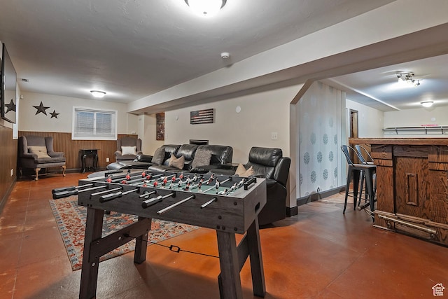 2300 Comstock Dr, Park City, UT 84060 - recreation room with wood walls