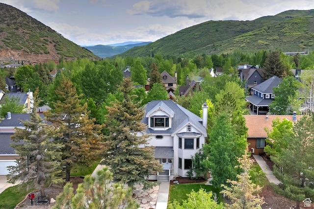 2300 Comstock Dr, Park City, UT 84060 - view from above of property featuring mountains