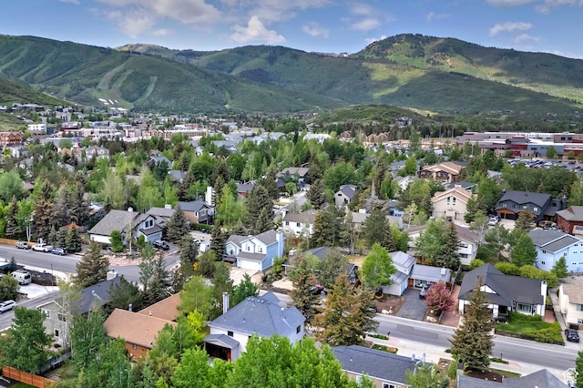 2300 Comstock Dr, Park City, UT 84060 - aerial view of residential area with mountains