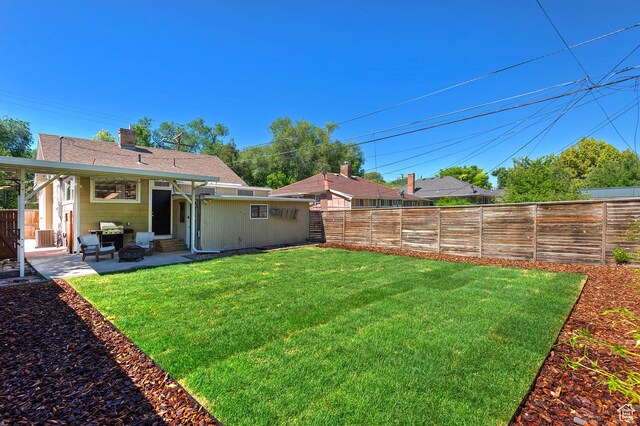 271 E Kensington Ave S, Salt Lake City, UT 84115 - view of yard with a patio area and entry steps