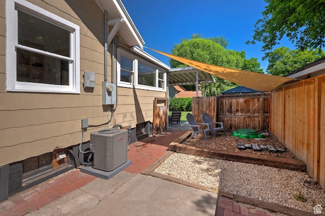 271 E Kensington Ave S, Salt Lake City, UT 84115 - view of patio featuring central AC unit