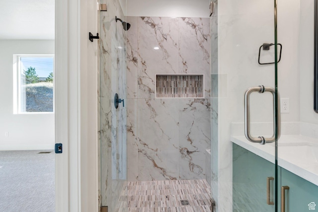 1601 S 3170 E, Spanish Fork, UT 84660 - full bathroom with a marble finish shower