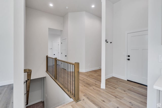 1601 S 3170 E, Spanish Fork, UT 84660 - entrance foyer with light wood-style flooring and recessed lighting