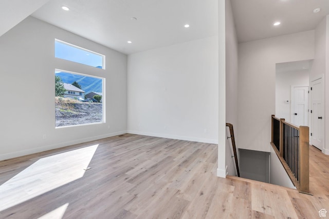 1601 S 3170 E, Spanish Fork, UT 84660 - interior space with light wood finished floors and recessed lighting