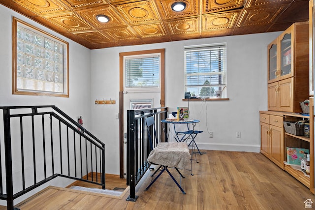 160 S 200 W, Tooele, UT 84074 - stairway with baseboards, an ornate ceiling, and wood finished floors