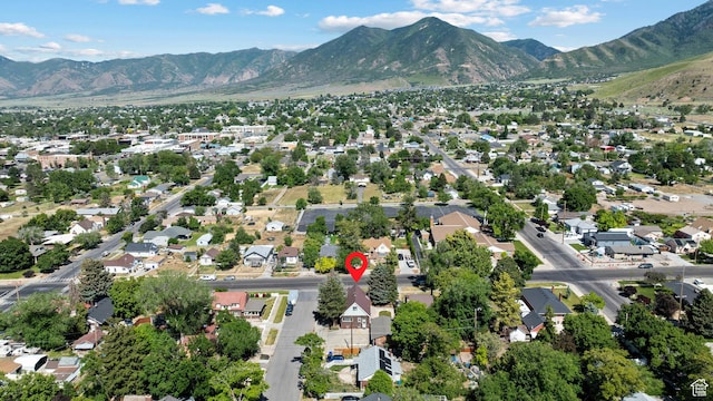 160 S 200 W, Tooele, UT 84074 - aerial view of property's location featuring mountains and nearby suburban area