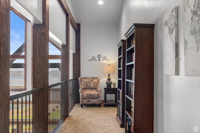 1560 Reserve Dr, Fish Haven, ID 83287 - sitting room with carpet and healthy amount of natural light
