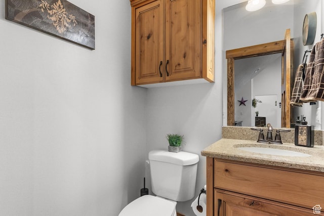 1560 Reserve Dr, Fish Haven, ID 83287 - bathroom with toilet and vanity