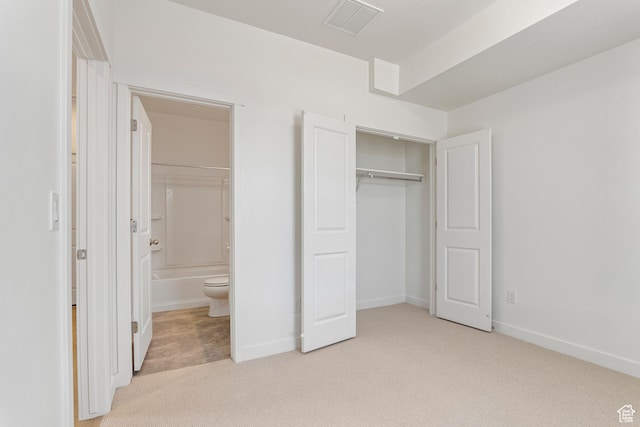 6658 W 11800 S, South Jordan, UT 84009 - unfurnished bedroom with carpet, a closet, baseboards, and connected bathroom