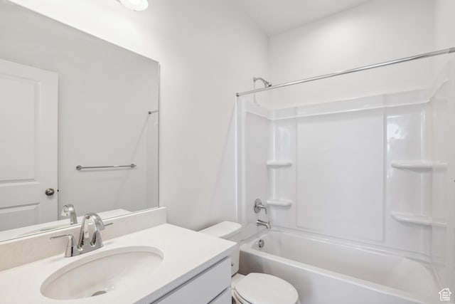 6656 W 11800 S Unit 619, South Jordan, UT 84009 - full bath featuring vanity, shower / bathtub combination, and toilet