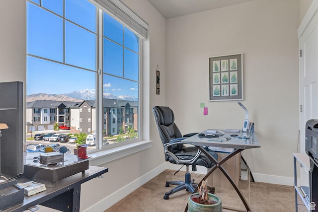 3722 W 1440 N Unit F301, Lehi, UT 84043 - carpeted home office featuring baseboards and plenty of natural light
