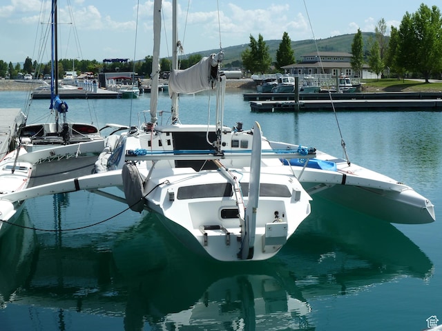 815 N Harbor Dr Unit 201, Garden City, UT 84028 - dock area with a water view