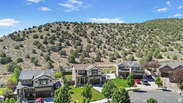 4114 E Cherokee St, Eagle Mountain, UT 84005 - aerial perspective of suburban area featuring a mountain backdrop
