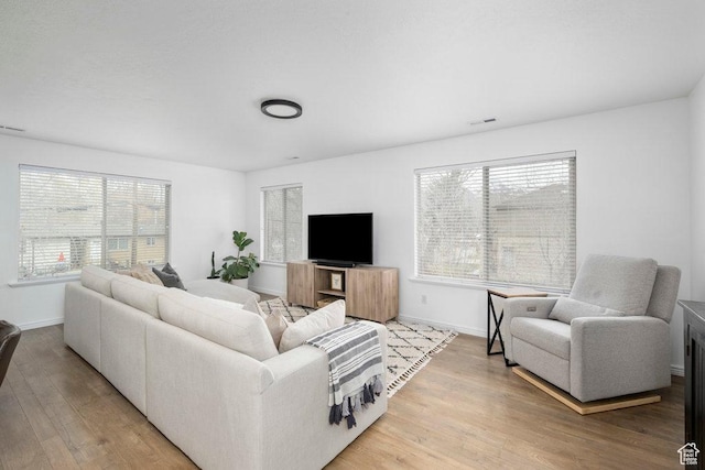 29 E 150 N, American Fork, UT 84003 - living area with plenty of natural light, light wood-style floors, and baseboards