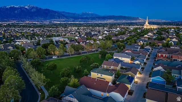 10756 S Navarro Way W, South Jordan, UT 84009 - aerial view of residential area with mountains