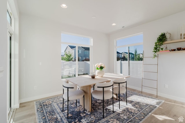 903 S 250 W, American Fork, UT 84003 - dining room featuring light wood-type flooring and recessed lighting