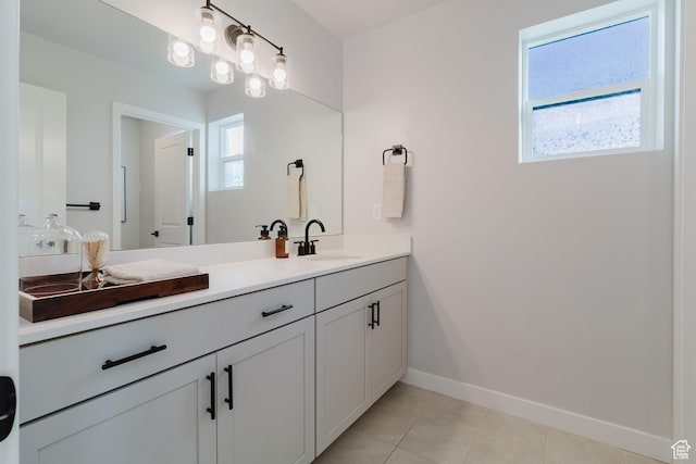 903 S 250 W, American Fork, UT 84003 - bathroom featuring double vanity and tile patterned flooring