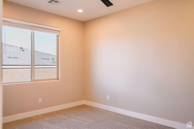 579 N Staci Dr, Hurricane, UT 84737 - carpeted spare room with baseboards and recessed lighting