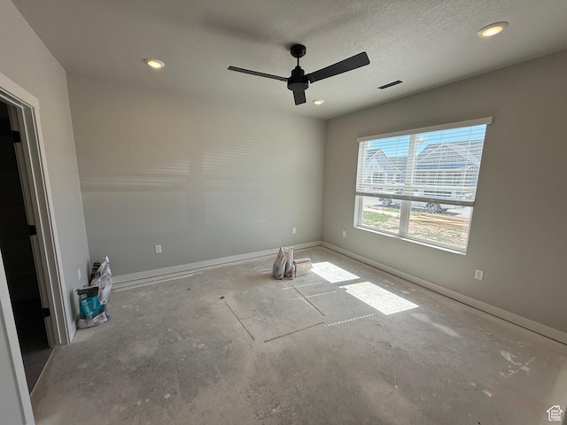 28 S 3830 W Unit 424, West Point, UT 84015 - empty room featuring ceiling fan and recessed lighting