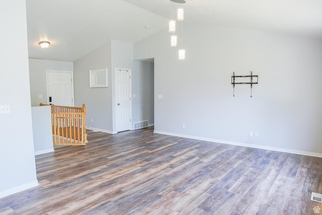 197 W 1750 N, Lehi, UT 84043 - unfurnished room featuring wood finished floors and high vaulted ceiling