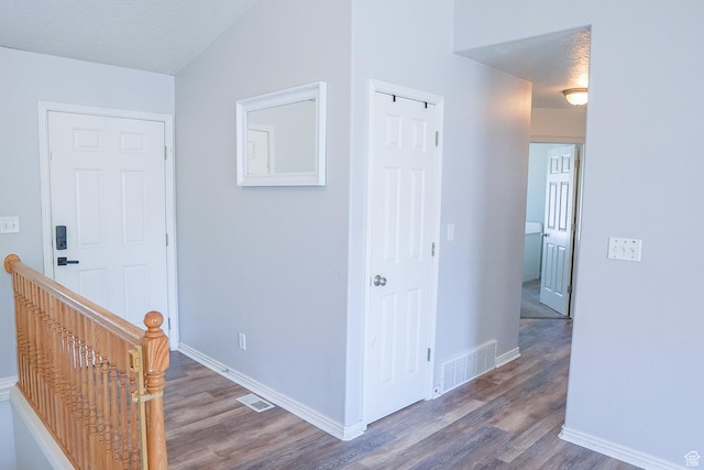 197 W 1750 N, Lehi, UT 84043 - corridor with wood finished floors and an upstairs landing