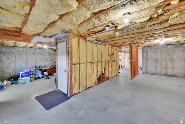 7443 W Perennial Dr, Magna, UT 84044 - view of unfinished below grade area