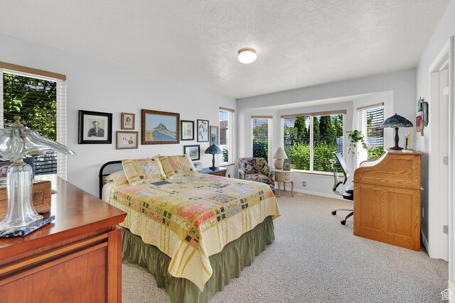 7443 W Perennial Dr, Magna, UT 84044 - bedroom with light carpet and a textured ceiling