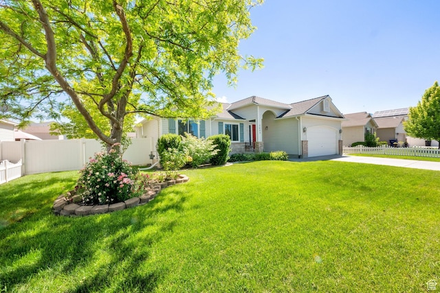 7443 W Perennial Dr, Magna, UT 84044 - ranch-style house featuring driveway and a garage