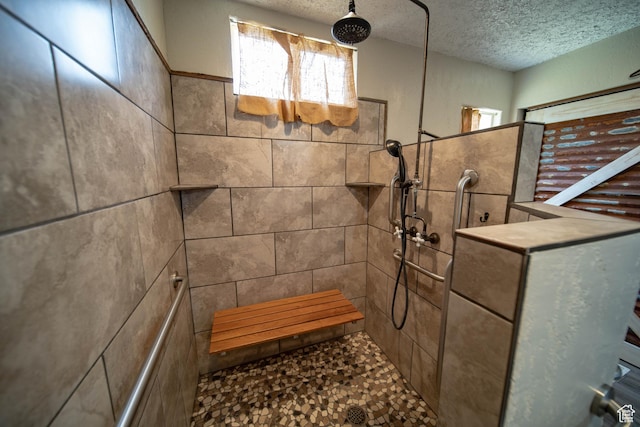 617 Aspen Cir, Price, UT 84501 - full bathroom with a textured ceiling and walk in shower