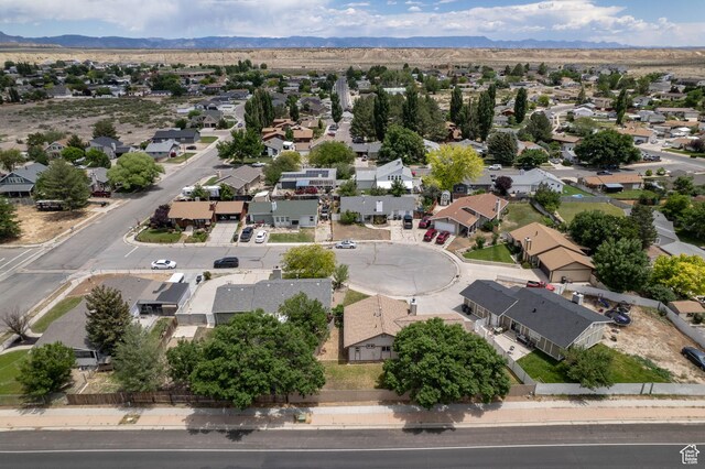 617 Aspen Cir, Price, UT 84501 - aerial view of residential area featuring a mountain backdrop